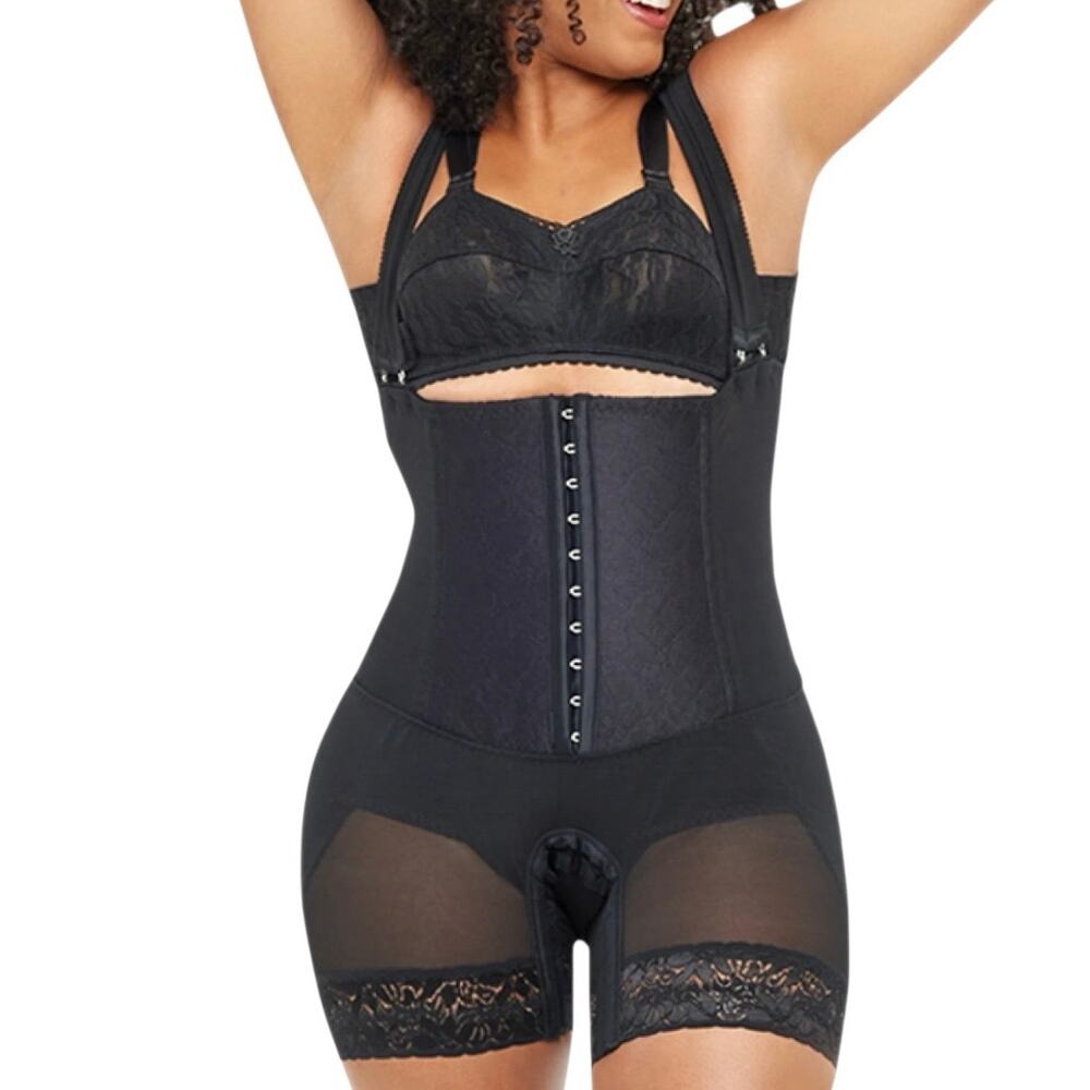 ARDYSS Body Magic BOMAN Women’s Shaper Slimming Suit Waist Cinch Corset Black 42